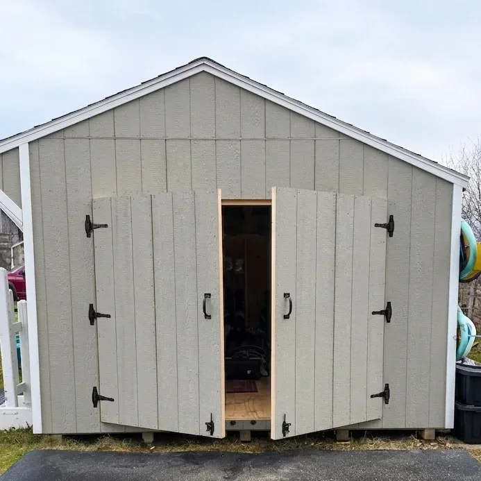 Custom shed doors — Rough Carpentry Contractors; Finish Carpentry Services Ontario; O.Reg. 332/12 compliant portfolio