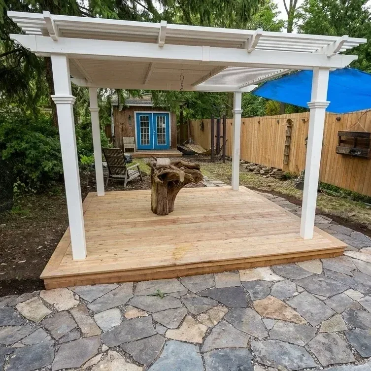 Deck for Gazebo — Rough Carpentry Contractors; Finish Carpentry Services Ontario; O.Reg. 332/12 compliant portfolio